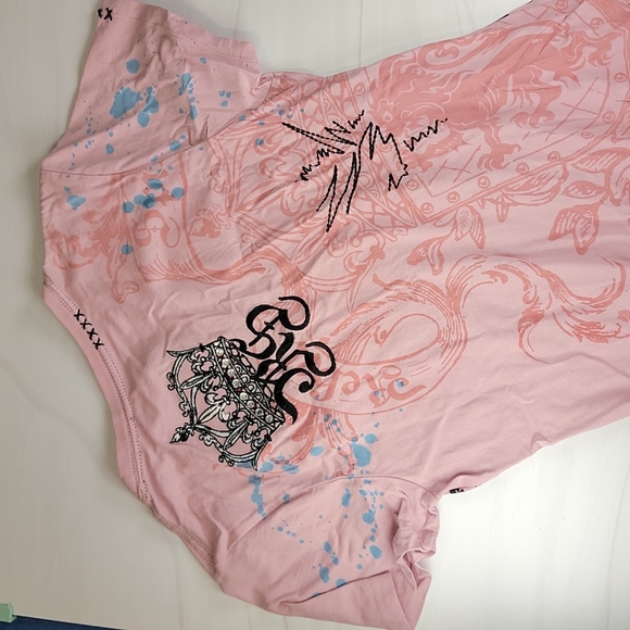 Pink embellished cotton shirt - Picture 2 of 4